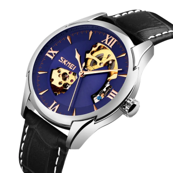 Чоловічий механічний годинник скелетон Skmei 9223