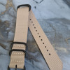 Тканинний універсальний ремінець 22 мм Бежевий