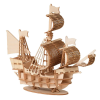 Декоративна дерев'яна іграшка-пазл 3D "Корабель"