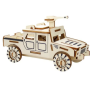 Декоративна дерев'яна іграшка-пазл 3D  "Джип"