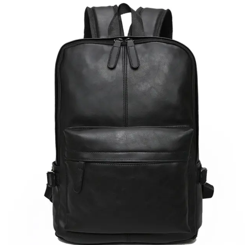 Стильний рюкзак   з екошкіри Чорний