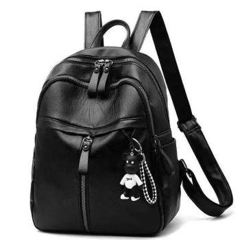 Жіночий рюкзак  з екошкіри  Чорний