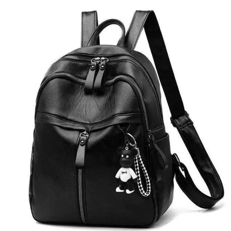 Жіночий рюкзак  з екошкіри  Чорний