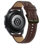 Ремінець для годинника з натуральної шкіри  із системою швидкої заміни 22 мм Темно-коричневий