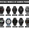 Тканевий ремінець для Garmin Fenix 7 / 6-6 Pro / 6 Supphire / Fenix 5-5 Plus / Foreruner 945 / MARQ / 22 мм