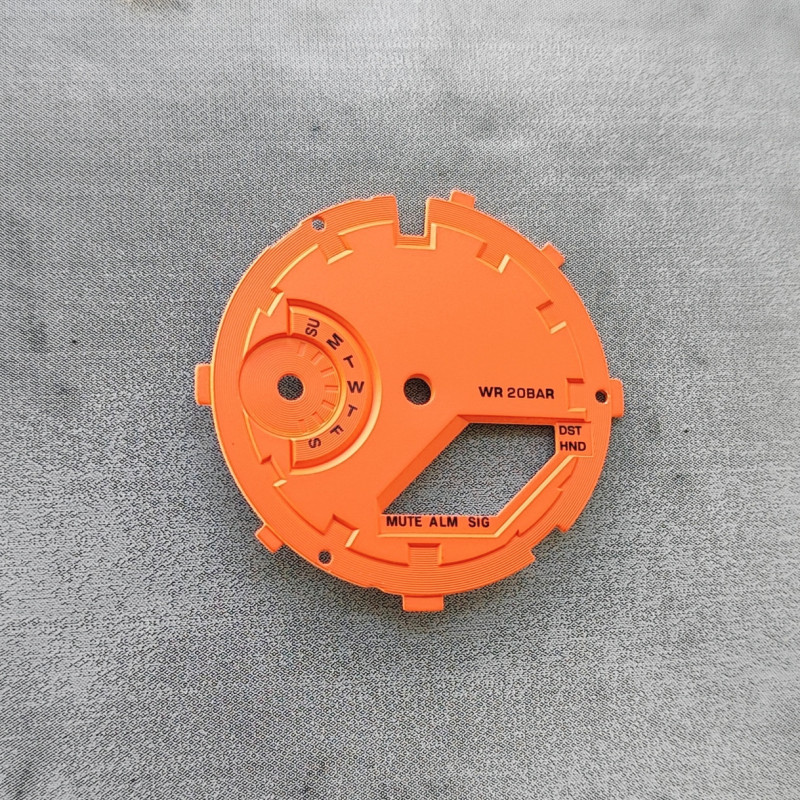 Шкала, циферблат, кільце для Casio G-SHOCK GA-2100 / GA-2110 Жовтогарячий