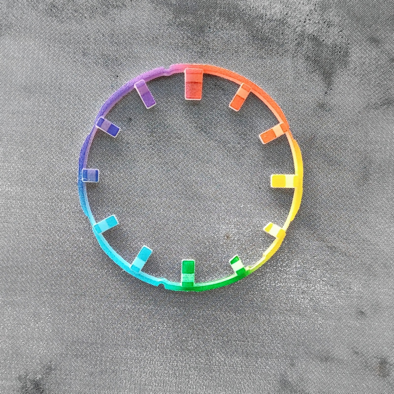 Шкала, циферблат, кільце для Casio G-SHOCK GA-2100 / GA-2110 Шкала. Різнобарвний