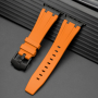 Ремінець преміум'якість для Apple Watch Ultra 49 / 45 / 44 / 42 mm Жовтогарячий