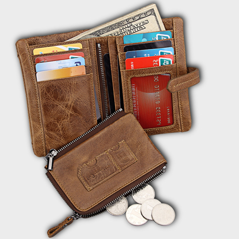 Шкіряний гаманець із натуральної шкіри