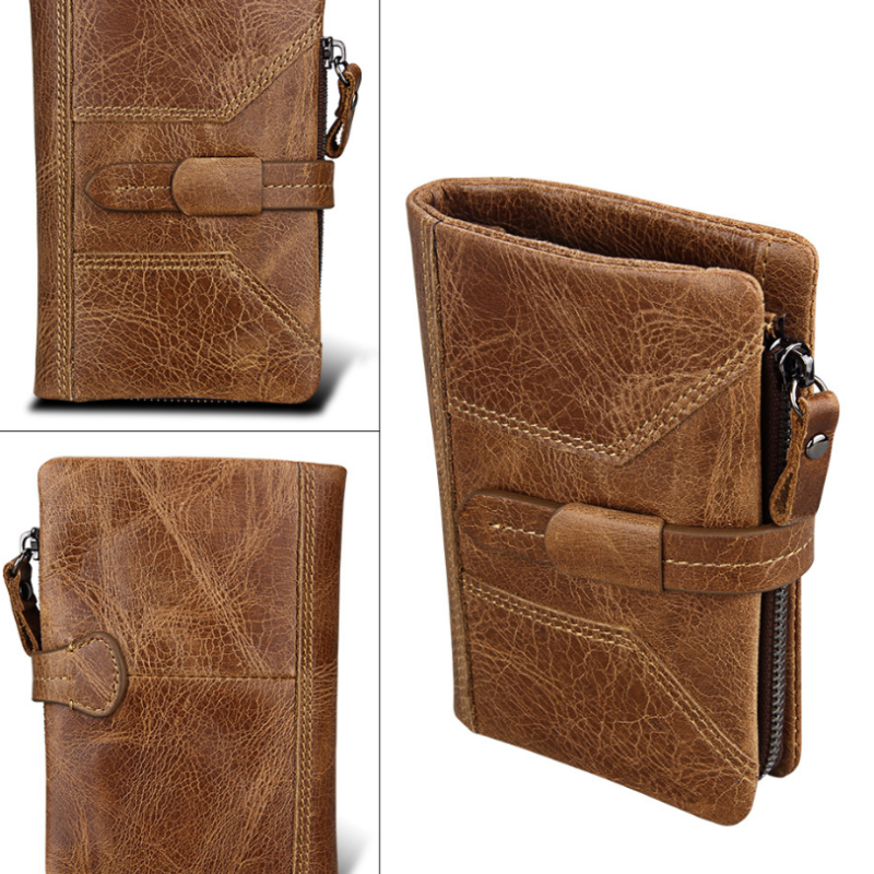 Шкіряний гаманець із натуральної шкіри