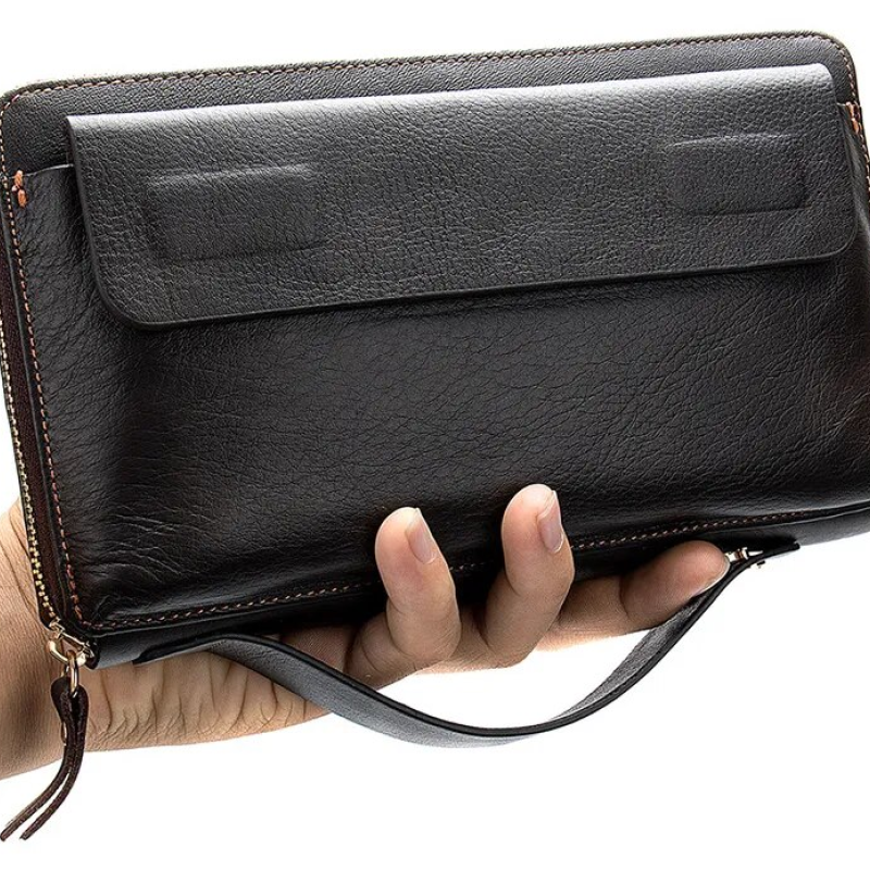 Чоловічий портмоне з натуральної шкіри