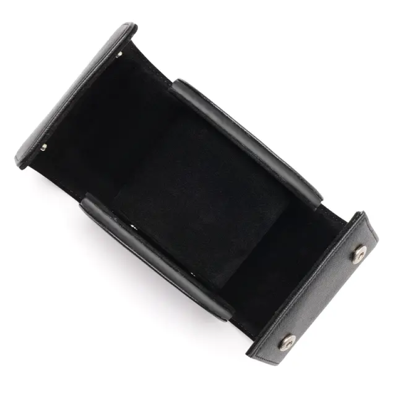 Бокс, скринька, футляр для зберігання годинника на 1 відділення Чорний