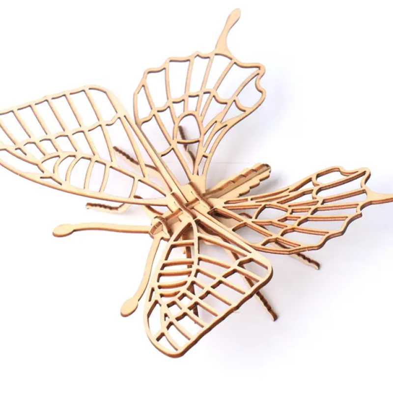 Набір 3Д пазлів дерев'яних "Комахи" 8 шт