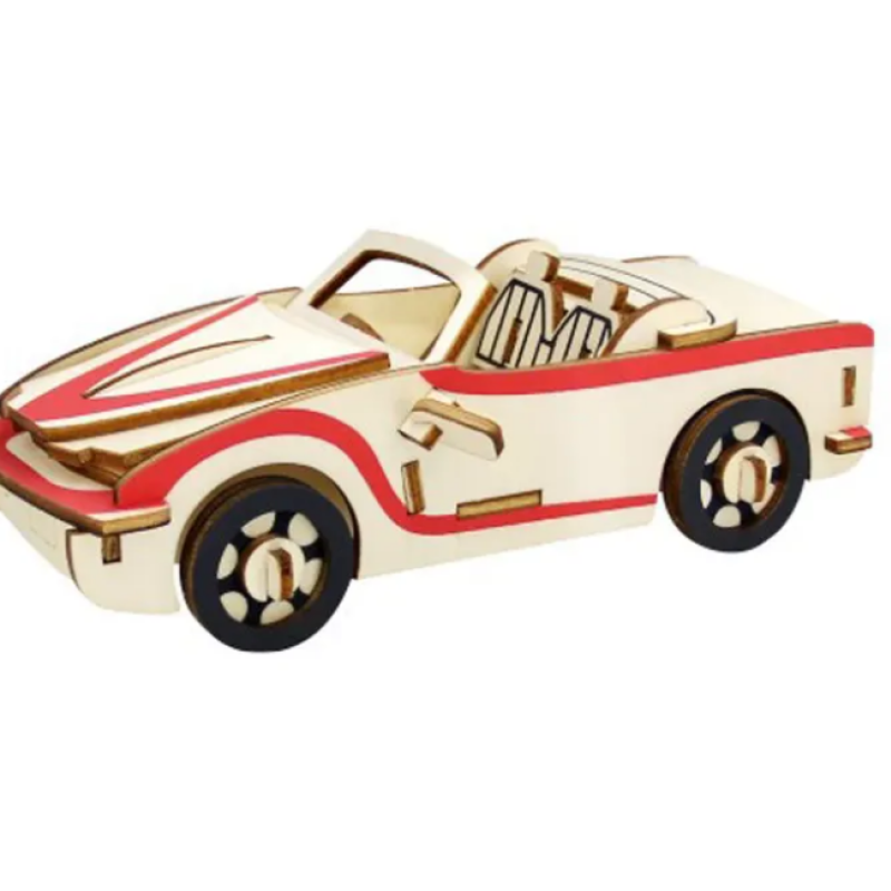 Набір 3Д пазлів "Машинки" 4 шт