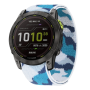 Тканинний ремінець для Garmin Fenix 7X/6X Pro/6X Pro Solar/Fenix 5X/5X Plus/Fenix 3 HR/Quatix 3/26 мм Блакитний камуфляж