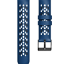 Силіконовий м'який змінний ремінець для годинника, із системою швидкої заміни, 22 мм Синій