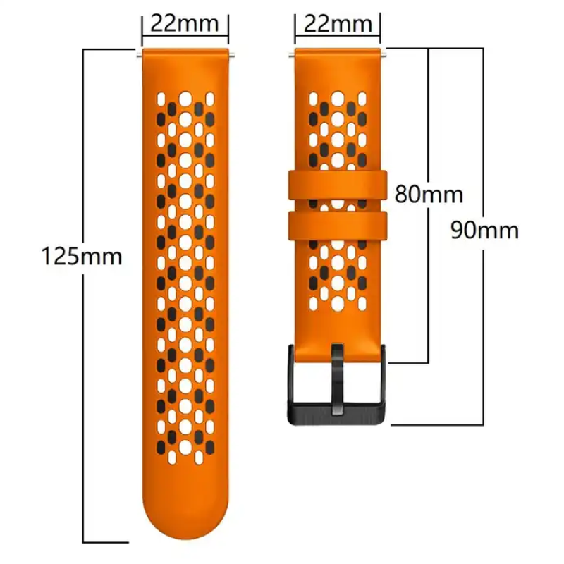 Силіконовий ремінець для Samsung Galaxy Watch 3 45m / Gear S3 Frontier / Galaxy Watch 46 мм та ін.