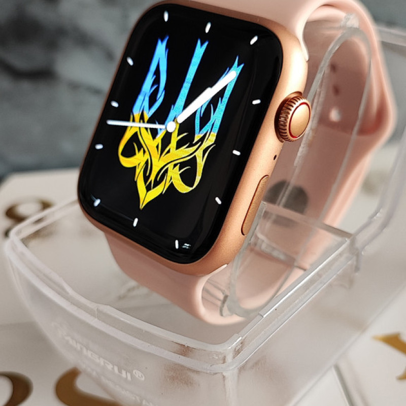 Розумний смарт годинник Smart Watch GS8 Pro Max 45mm смарт-годинник з українською мовою та функцією дзвінка Золотий матовий