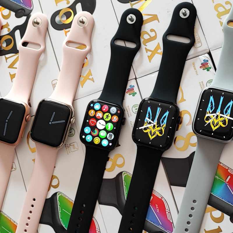 Розумний смарт годинник Smart Watch GS8 Pro Max 45mm смарт-годинник з українською мовою та функцією дзвінка Золото глянець