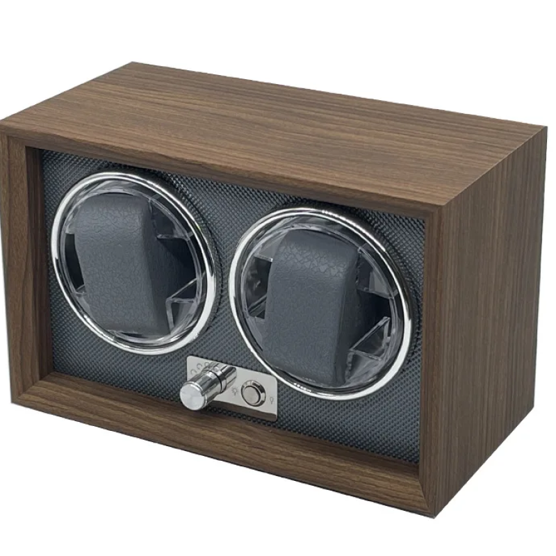 Скринька для підзаводу годинника віндер. З підсвічуванням. Тайммувер