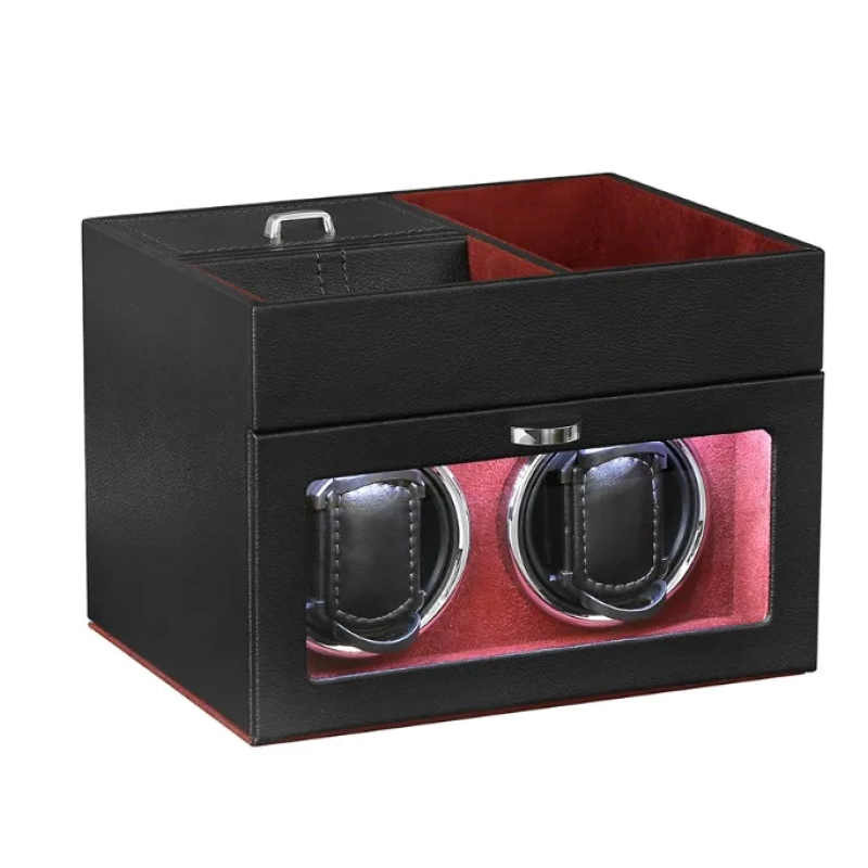 Скринька для підзаводу годинника віндер тайммувер  Червона