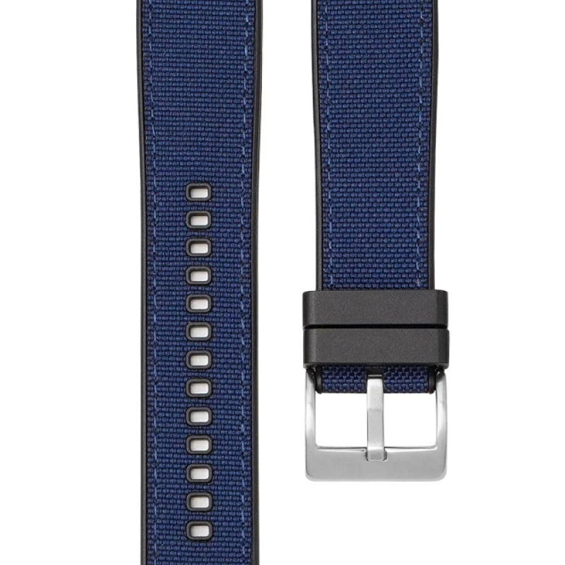 Ремінець каучук + тканина  для Huami Amazfit Stratos / Amazfit Pace / GTR 47 MM / GTR 2 /  2e / Amazfit GTR 3 Синій