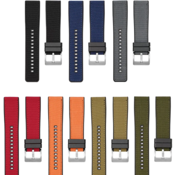 Ремінець  каучук + тканина для Samsung Galaxy Watch 3 45m / Gear S3 Frontier / Galaxy Watch 46 мм і д.