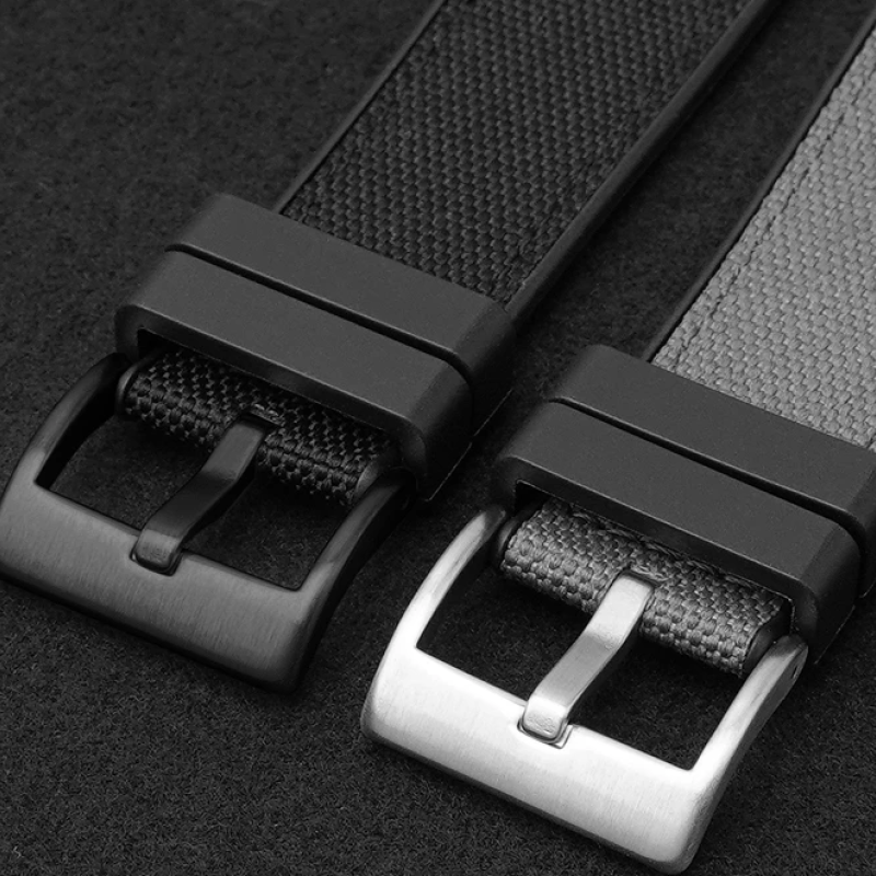 Ремінець  каучук + тканина для Samsung Galaxy Watch 3 45m / Gear S3 Frontier / Galaxy Watch 46 мм і д.