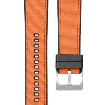 Ремінець  каучук + тканина для Samsung Galaxy Watch 3 45m / Gear S3 Frontier / Galaxy Watch 46 мм і д. Жовтогарячий