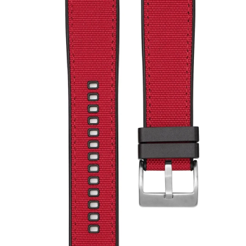 Ремінець  каучук + тканина для Samsung Galaxy Watch 3 45m / Gear S3 Frontier / Galaxy Watch 46 мм і д. Червоний