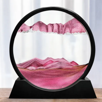 Пісочна картина Рожевий