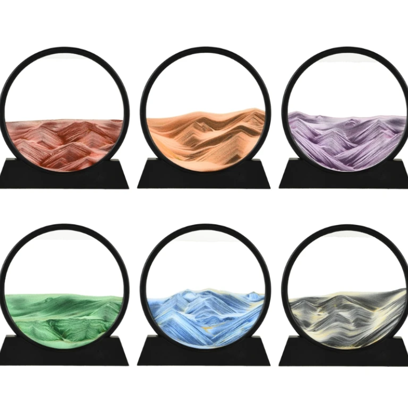 Пісочна картина Рожевий