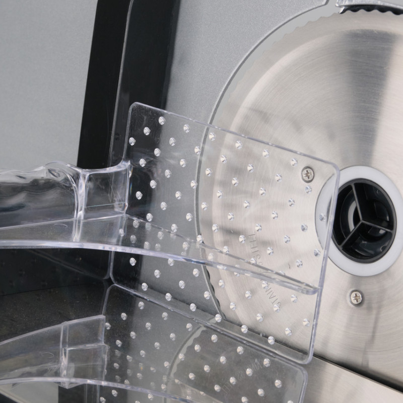 Слайсер м'ясорізка хліборізка з нержавіючої сталі 1 швидкість 500 Вт Sokany