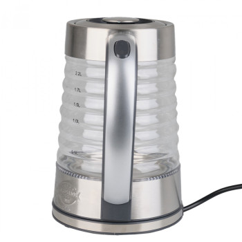 Електрочайник скляний з підсвічуванням безшумний 2.2 л 2000 Вт Sokany SK-1027