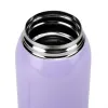 Термос металевий з трубочкою 500 мл термокухоль із нержавіючої сталі до 12 годин Фіолетовий