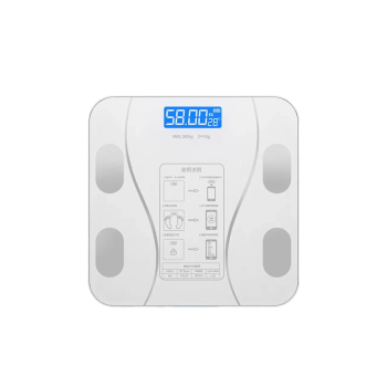 Ваги підлогові електронні Bluetooth до 180 кг блютус із застосунком для смартфона Scale one Білий