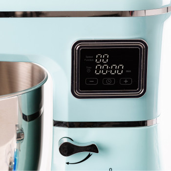 Міксер планетарний з чашею з нержавіючої сталі 1800 Вт 6 режимів швидкості і 3 насадки Sokany SK-277