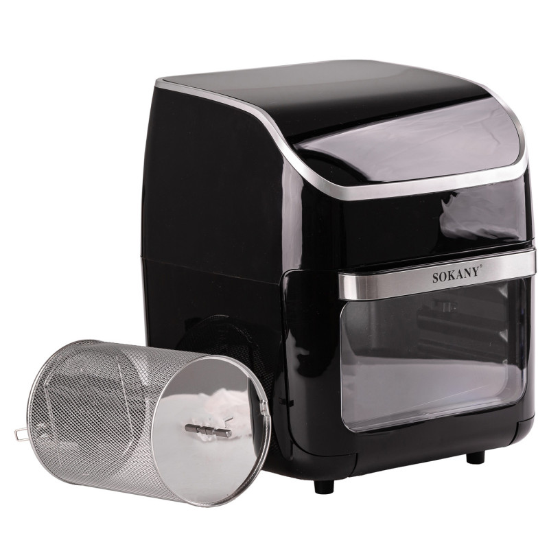 Аерофритниця аерогриль електричний на 12 літрів SOKANY із захистом від перегріву