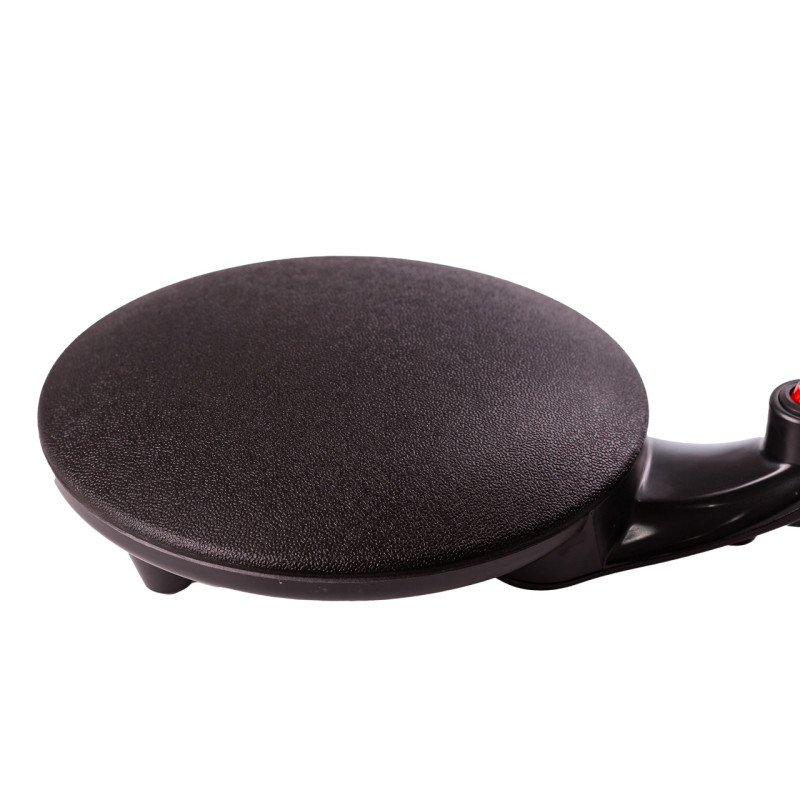 Млинниця електрична 20 см 650 Вт сковорода для млинців антипригарна заглибна Sokany