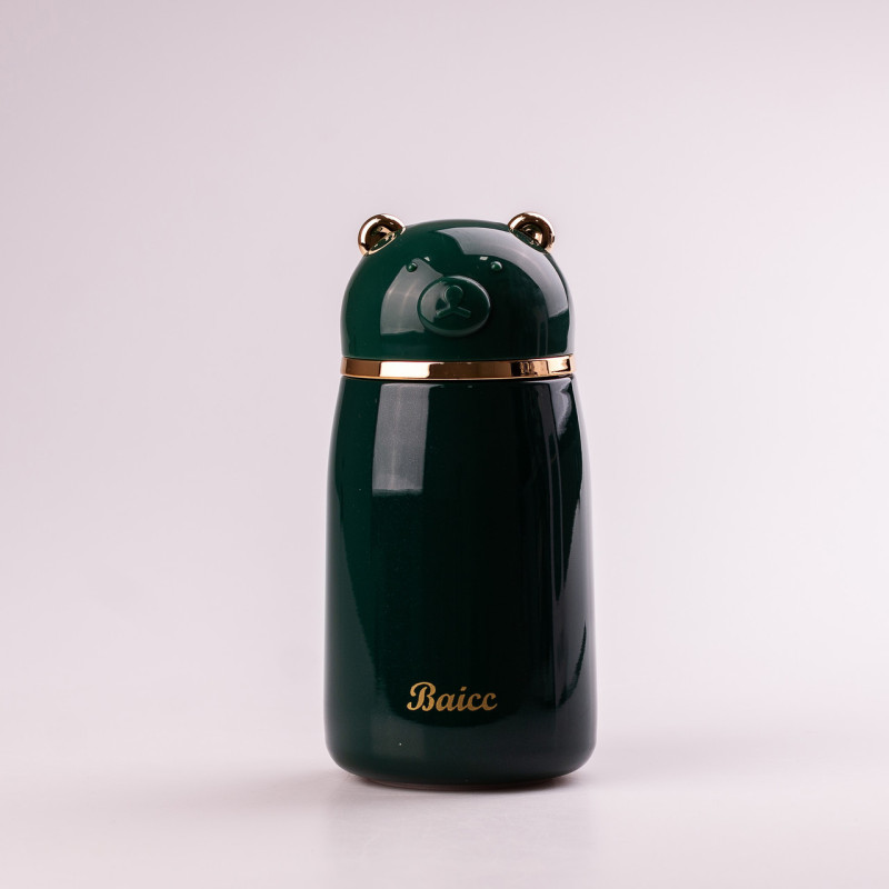 Термос металевий 380 мл з нержавіючої сталі до 12 годин Зелений