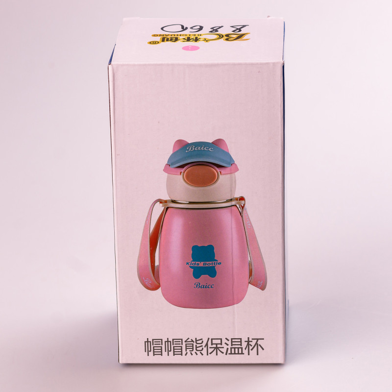 Термос дитячий з поїльником 500 мл термокружка з нержавіючої сталі до 12 годин