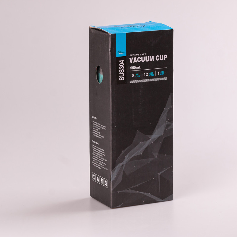 Термос металевий 500 мл термокружка з нержавіючої сталі ручкою до 12 годин Фіолетовий