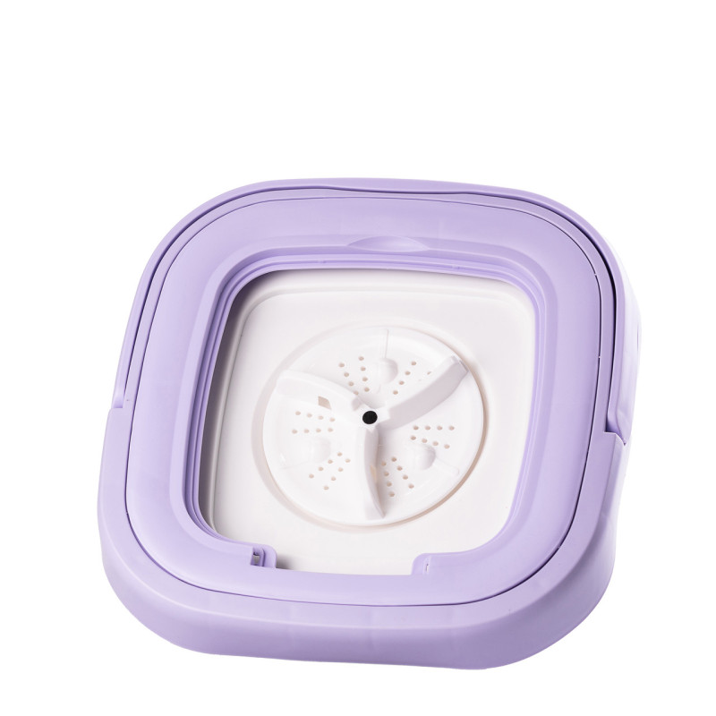 Пральна машина портативна складна 8 літрів напівавтоматична міні пралка ультразвукова