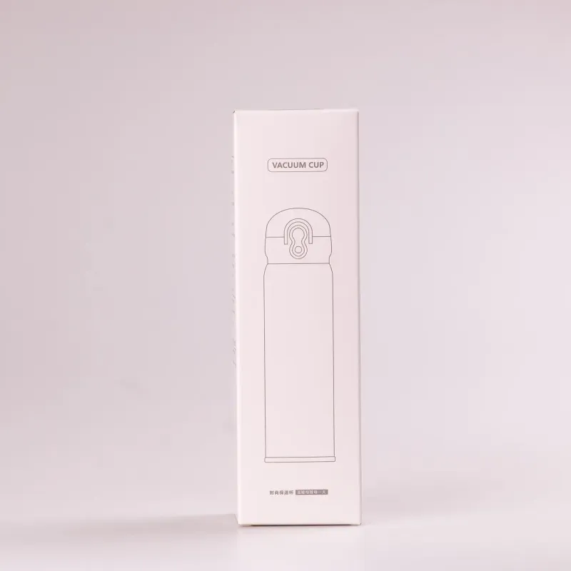 Термос металевий 350 мл термокружка з нержавіючої сталі до 12 годин Бежевий