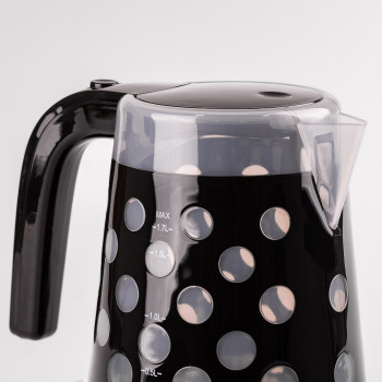 Електрочайник на 1,7 л з автоматичним відключенням 1850 Вт Sokany FK-1621 Чорний