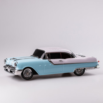 Портативна колонка Bluetooth бездротова у формі машинки 10 Вт потужна Блакитно-білий