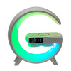 Портативна колонка Bluetooth бездротова 15 Вт 3 в 1 настільна лампа і годинник RGB LED в стилі Big G