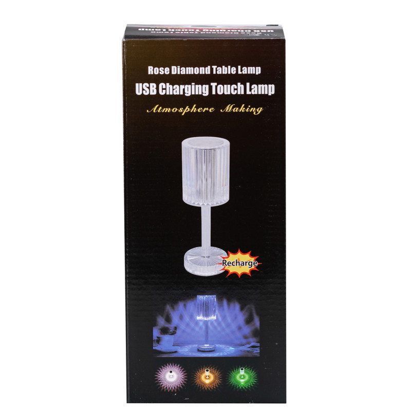 Лампа настільна світлодіодна сенсорна світильник акумуляторний LED