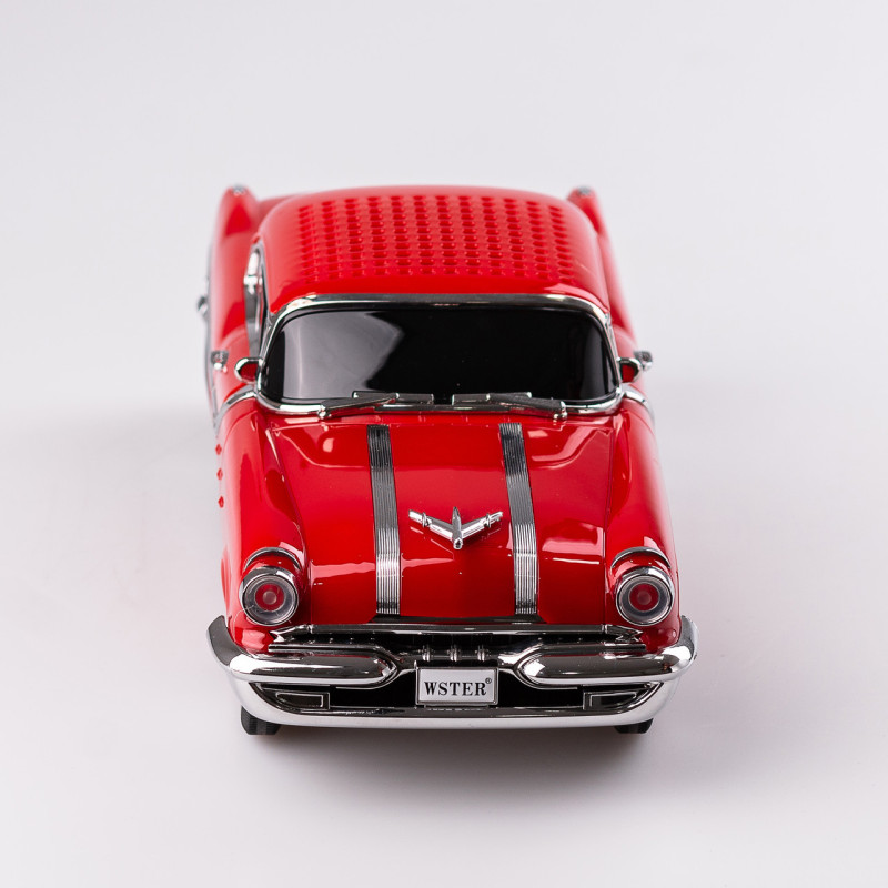 Портативна колонка Bluetooth бездротова у формі машинки 10 Вт потужна Червоний