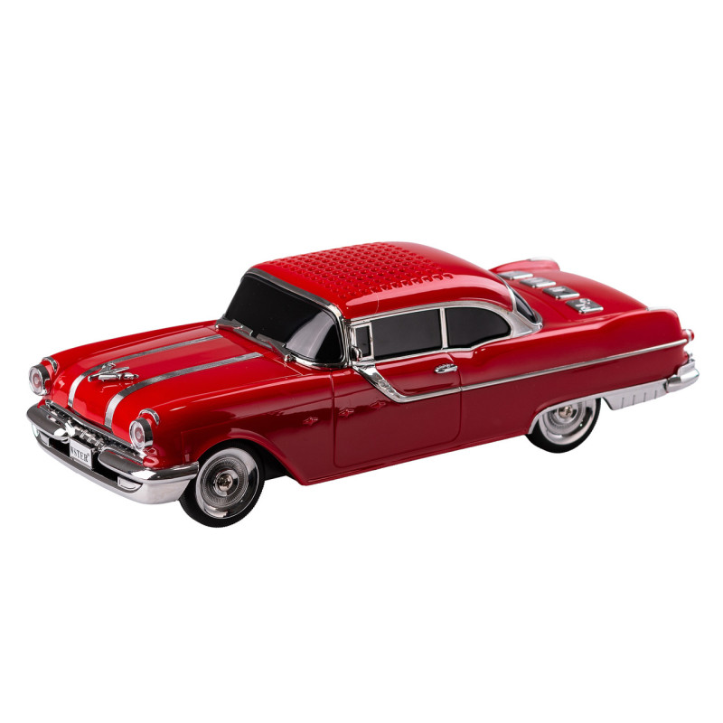 Портативна колонка Bluetooth бездротова у формі машинки 10 Вт потужна Червоний